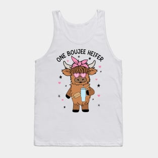 One Boujee Heifer Tank Top